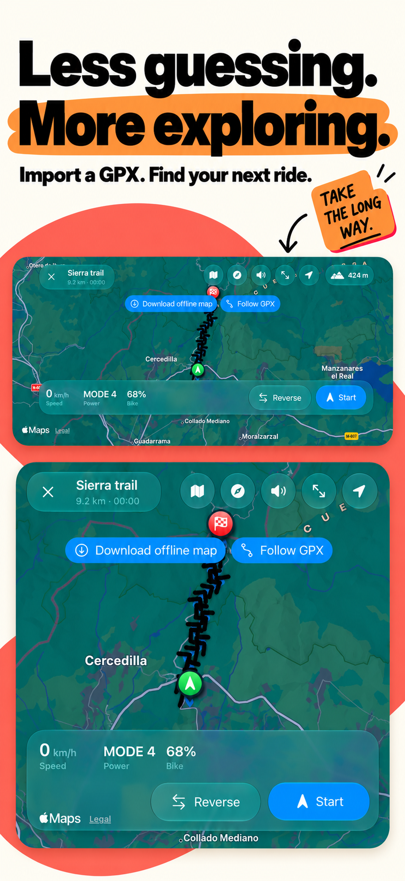 Importación y seguimiento de rutas GPX en FENR